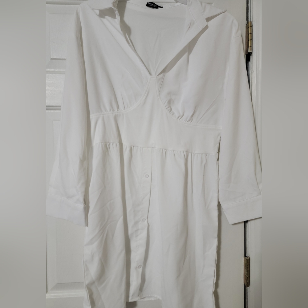 SHEIN WHITE DRESS